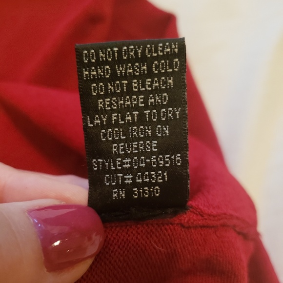 Red Knitted Top - Picture 5 of 5